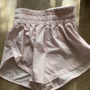 Track That High Rise Lined Short 3” in Strawberry Milkshake